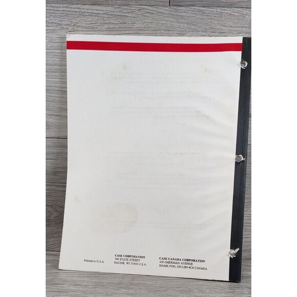 Case IH 1000420R2 M & MV Tractor Operators Manual Reprint - Picture 2 of 6